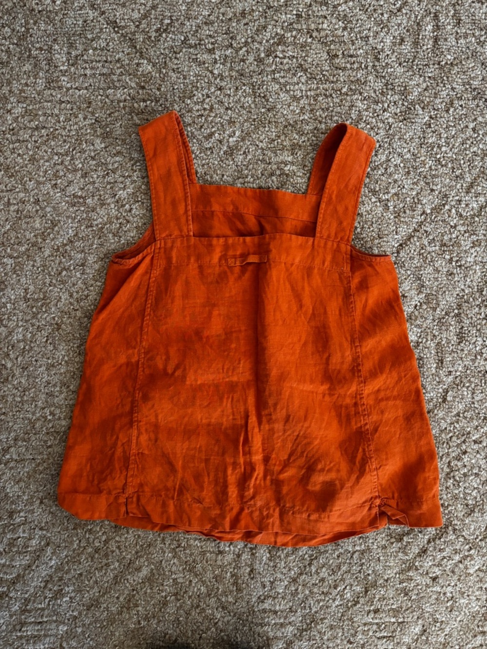 TOAST Slow Fashion Square Neck Linen Tank Top - Picture 3 of 6